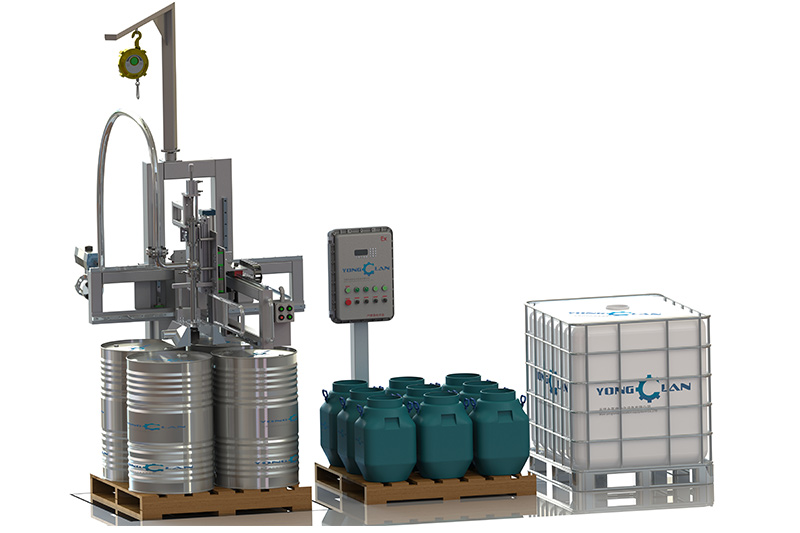 YL-1500-3 50L 200L IBC桶共用型液体灌装